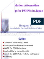 Strong Motion Attenuation Relationship For Pshms in Japan: Hongjun Si