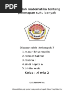 Polinomial ( suku banyak )