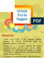 Computer Training Institutes for STAAD Pro Nagpur,CADD CAM GURU