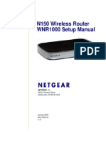 N150 Wireless Router WNR1000 Setup Manual