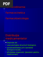 Curs 2 Farmacodinamia Farmacocinetica Farmacotoxicologia