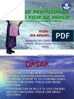 Teknik Penyusunan Bukti Fisik Penilik