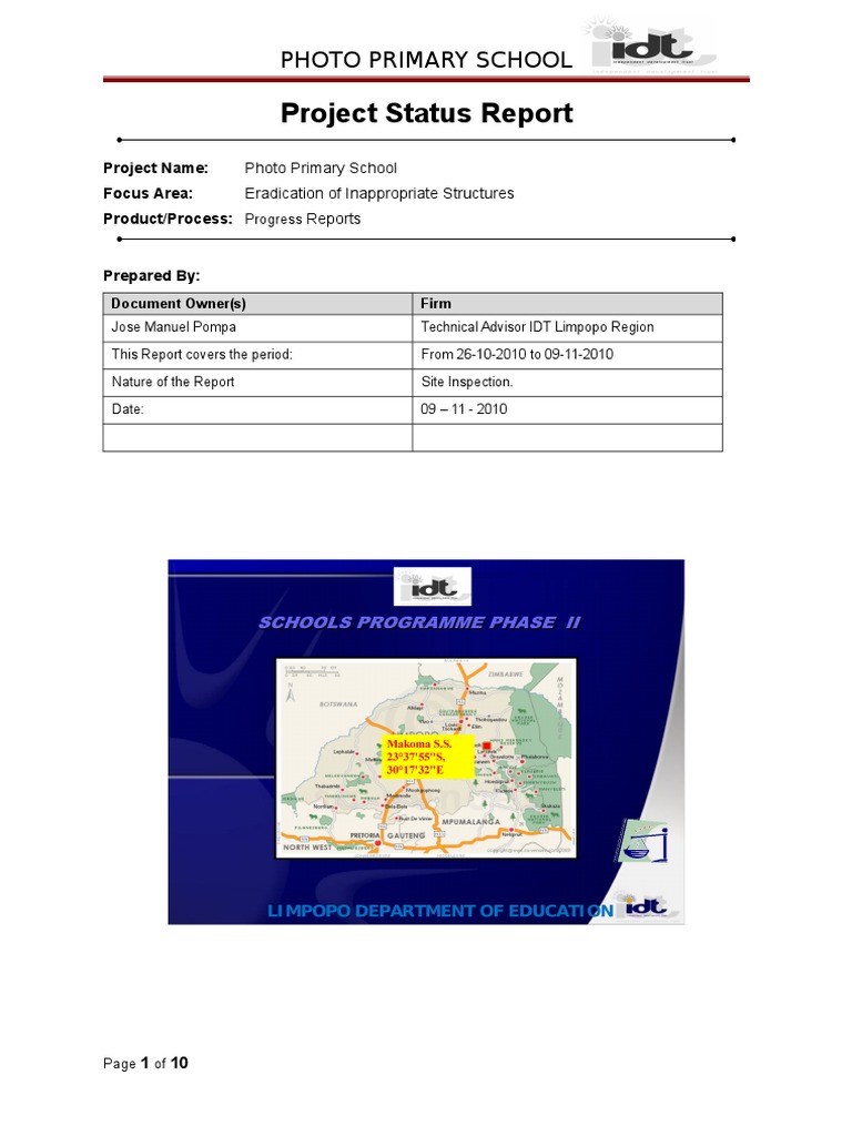 Photo Primary School Construction Update | PDF