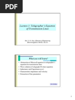 Telegrapher's Equation