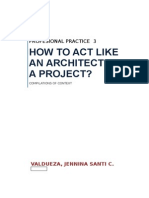 How To Act Like An Architect in A Project?: Profesional Practice 3