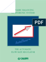 Dinamic Balancing of Hydronic System