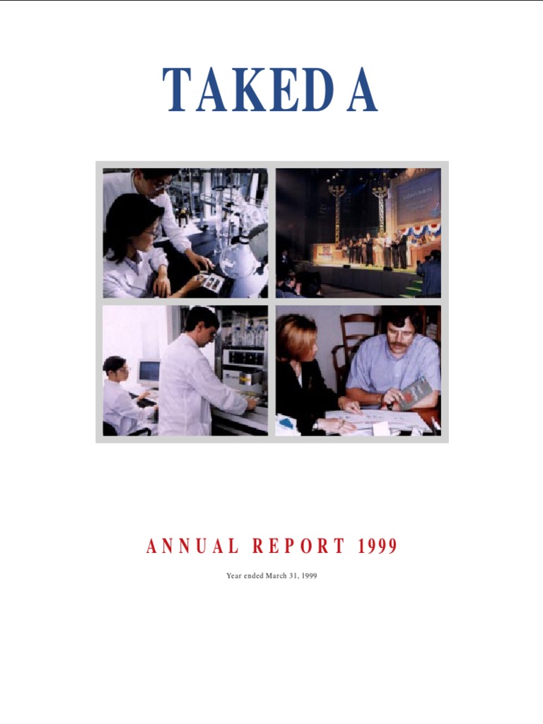Annual Report Takeda PDF Pharmaceutical Drug Diabetes Mellitus