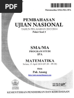Download PembahasanSoalUNMatematikaProgramIPASMA2014Paket3FullVersionbyAdityaMarwendaSN252804425 doc pdf