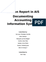 Written Report in AIS Documenting Accounting Information Systems