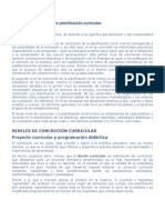 Niveles de Concrecion Del Curriculo PDF