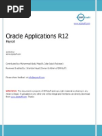 Oracle Applications R12 - Payroll Setups v1.2