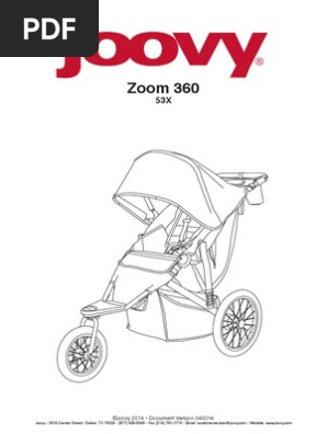 joovy zoom 360 manual