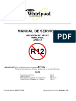 Manual servicio heladera Whirlpool ARB 250