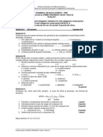 Chimie Organica subiect bac partea I