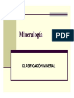 Clasificación Mineral