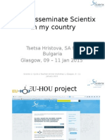 How I Disseminate Scientix in My Country