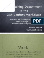 Training Department for the 21st Century Workplace