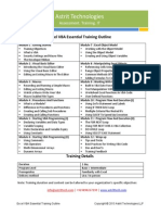 Excel VBA Essential Training Curriculum