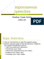 Extemporaneous Speeches