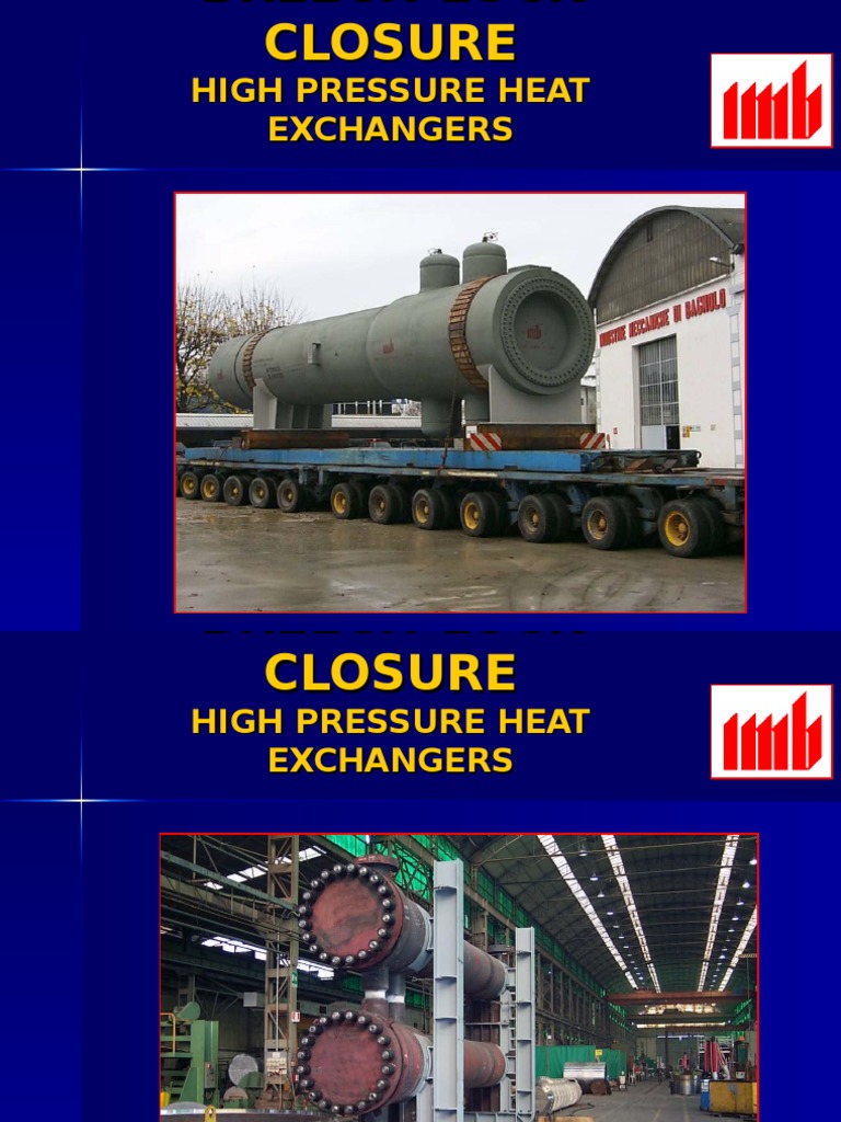 BREECH LOCK Presentation Heat Exchanger Industries