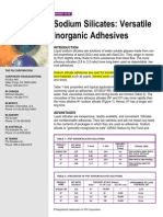 Sodium Silicates Versatile Adhesives