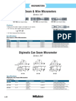 Micromêtro Recravação Mitutoyo Polegada