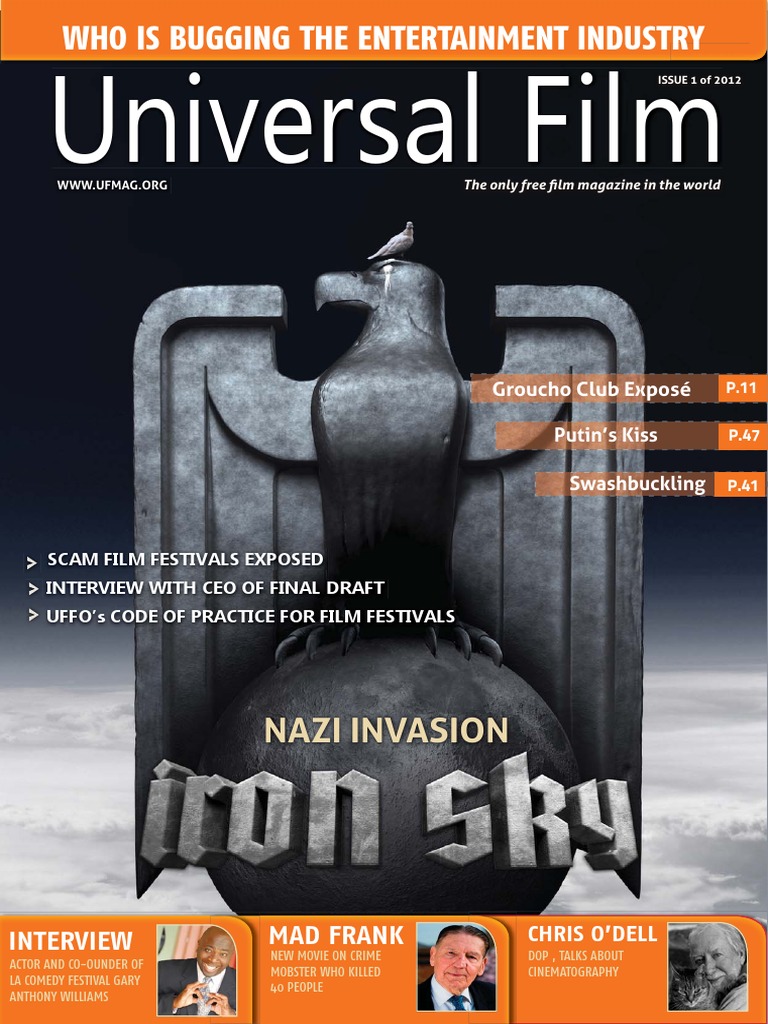 Universal Film Magazine Issue 1 PDF Action Films Screenwriting
