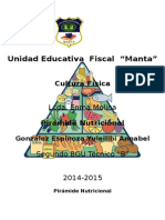 Pirámide Nutricional y Bebidas Hidratantes