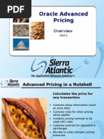 Advance Pricing