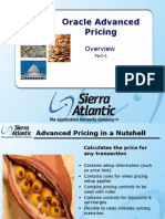 Advance Pricing