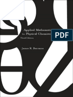 Applied Mathematics For Physical Chemistry - James Barrante