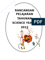 Rancangan Pelajaran Tahunan Science Year 6 2012