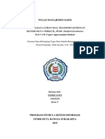 Download Manajemen Sains - Penyelesaian Soal Transportasi Dengan Biaya Terkecil MODI Dan VAM by Indriyanto Sahja SN252867979 doc pdf