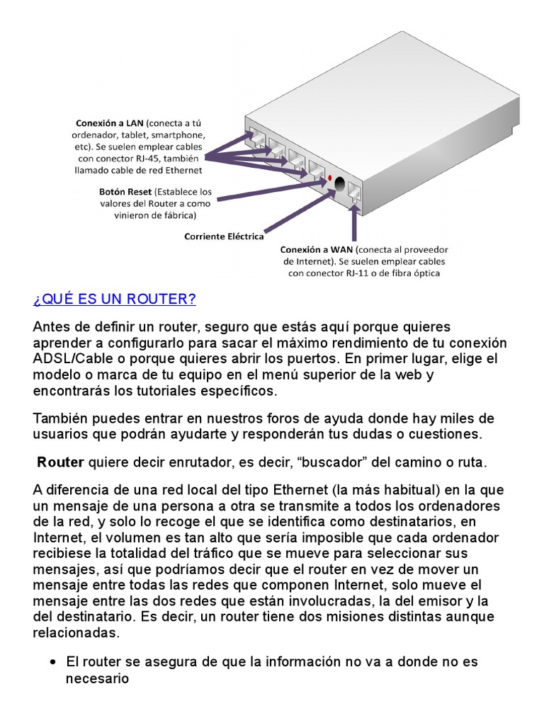 Qué Es Un Router