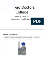 Davao Doctors College: Community Health Nursing