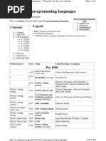 Timeline of Programming Languages PDF