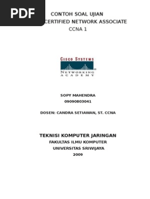 Soal Tes Ccna