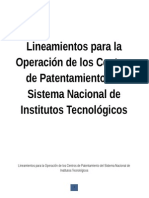 Lineamientos para La Operación de Los CePat Final 8 de Enero'13