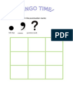 Fill in The Table With The Punctuation Marks:: Full Stop Question Mark Comma