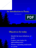 An Introduction To Poetry