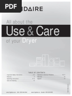 Frigidaire Affinity Dryer Service Manual | Clothes Dryer | Ac Power