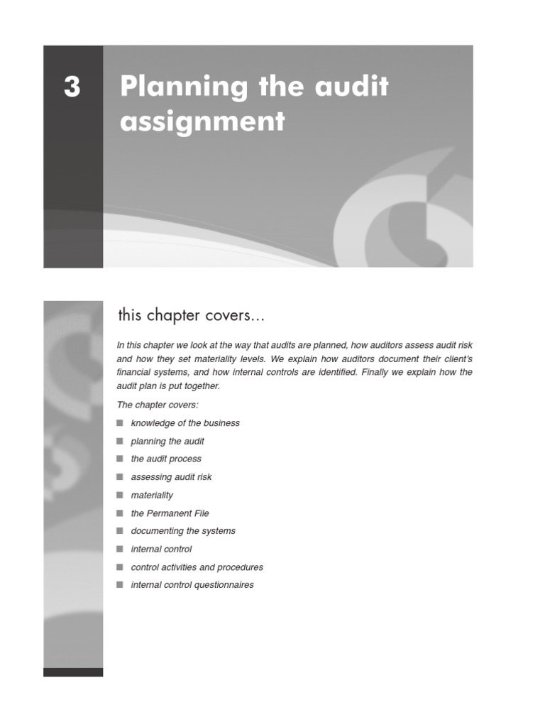 assignment audit your understanding 3 4