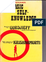 Basic Self Knowledge Gurdjieff Krishnamurti PDF