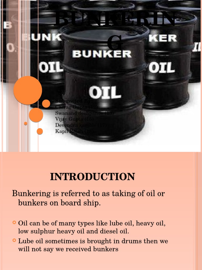 Bunkering Fuel Oil Oil Tanker