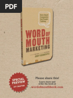 Download Word of Mouth Marketing by AmirShams SN252887389 doc pdf