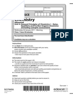 Edexcel GCE Chemistry Unit-4 January 2011 Question Paper