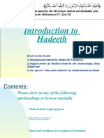 Introduction To Hadeeth