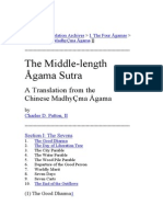 The Middle-length Madhyama Agama Sutra