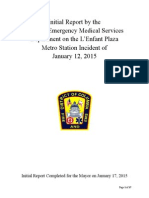 Initial Report On The LEnfant Plaza Metro Incident January-12-2015