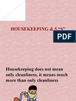 A Housekeeping - and - 5s